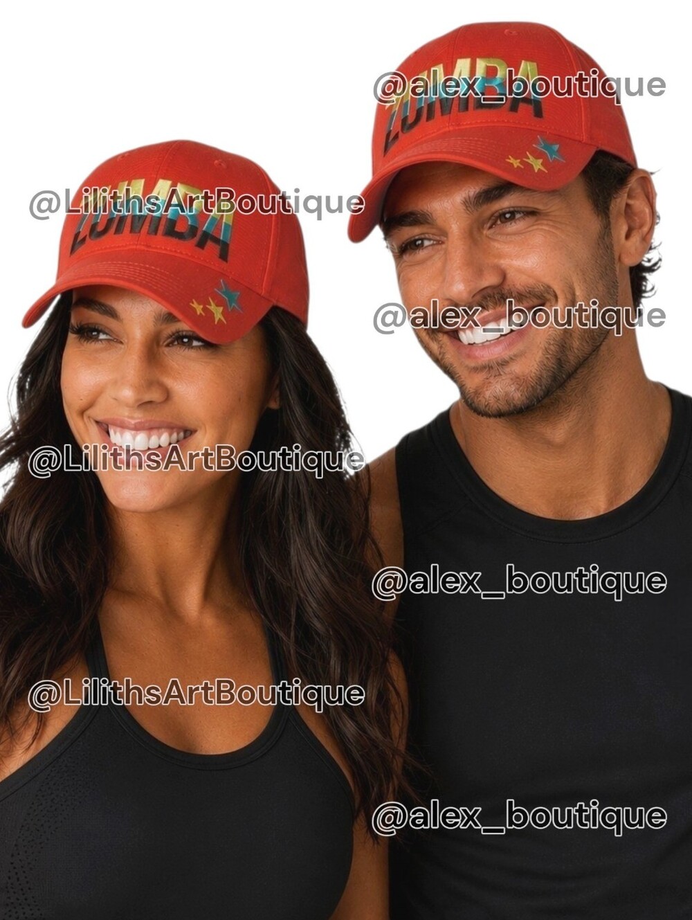 Zumba Vibes Don't Lie Hat Orange Red One Size (V006)